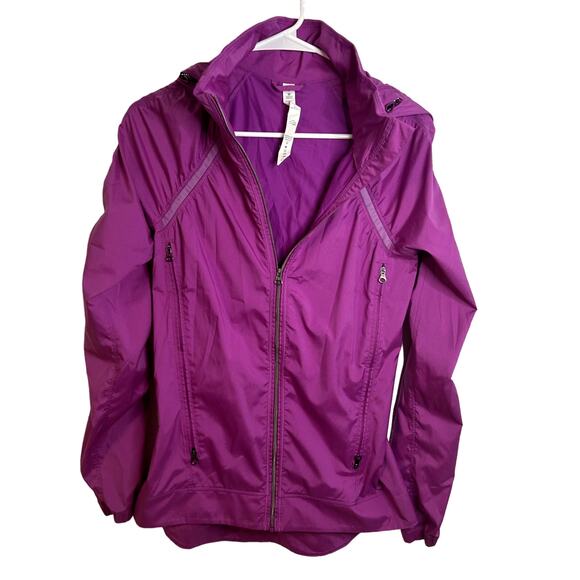 Lululemon Gather And Sprint Jacket Ultra Violet Womens Size 4 Running EUC - Picture 3 of 12